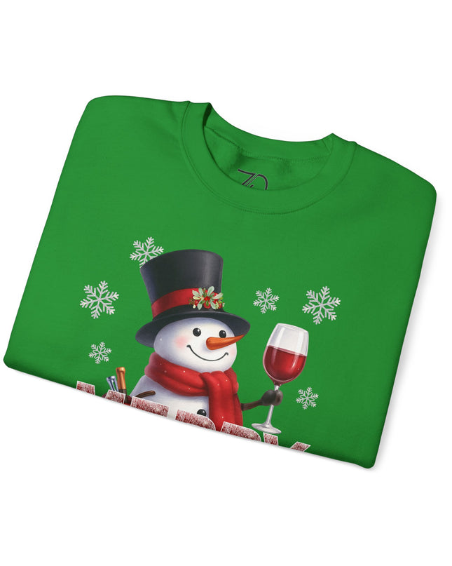 Merry Christmas Snowman Crewneck Sweatshirt