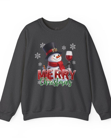 Merry Christmas Snowman Crewneck Sweatshirt