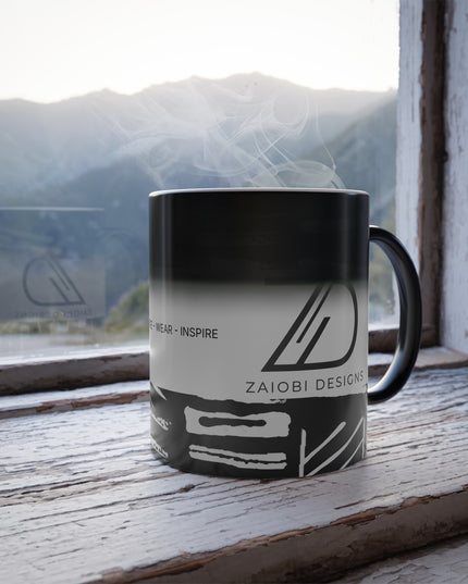 Zaiobi Reveal Mug | Color-Changing Ceramic Coffee Mug (11oz)