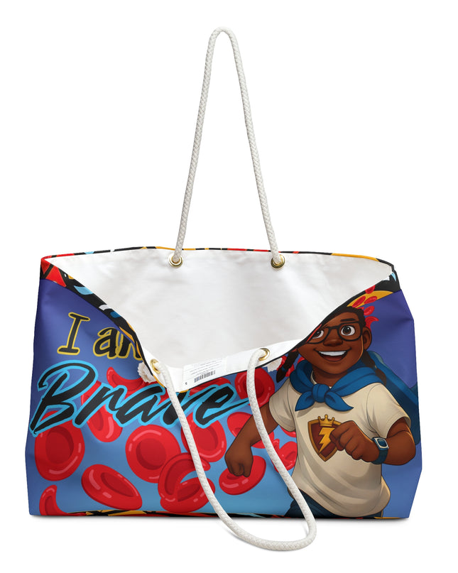 Brave Like A Superhero Weekender Bag