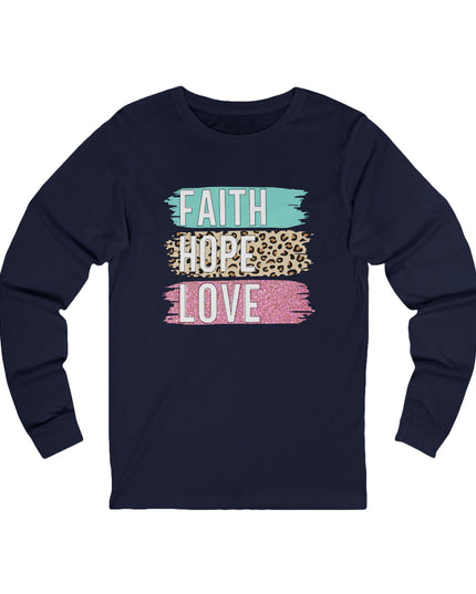 Faith Hope Love Long Sleeve Tee