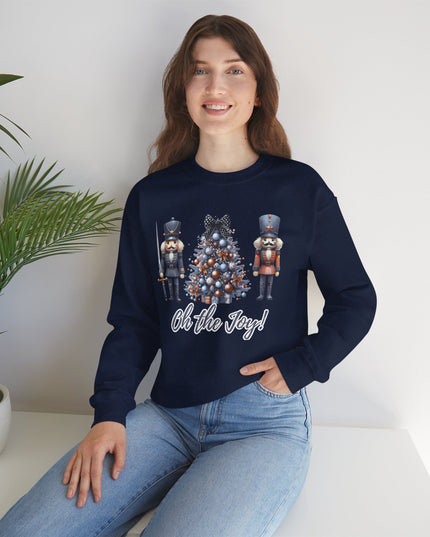 Oh the Joy Nutcracker Christmas Crewneck