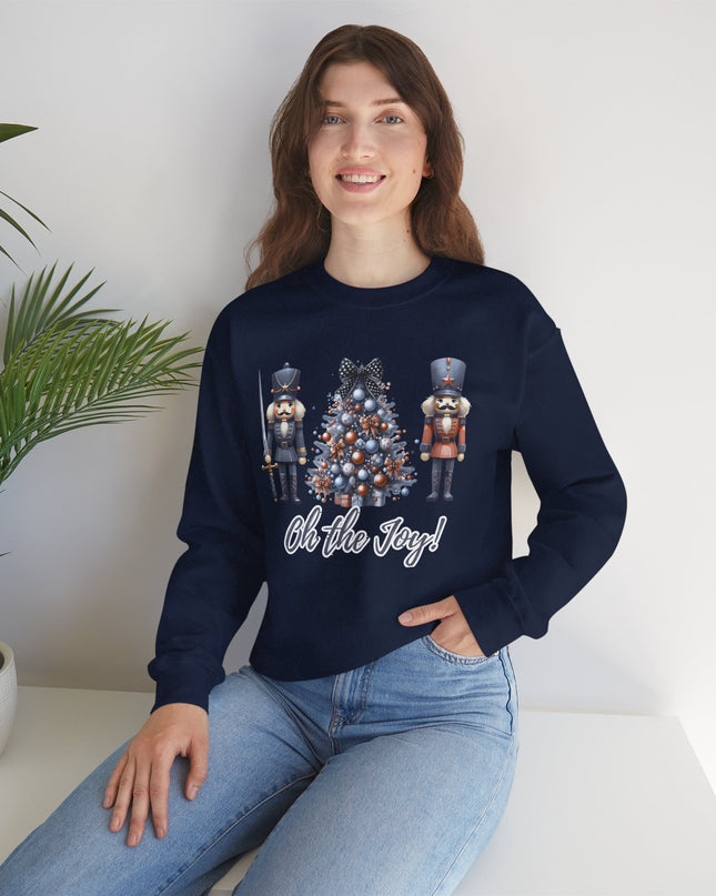 Oh the Joy Nutcracker Christmas Crewneck