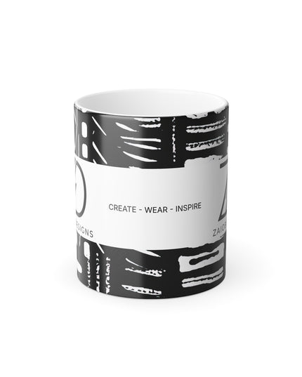 Zaiobi Reveal Mug | Color-Changing Ceramic Coffee Mug (11oz)