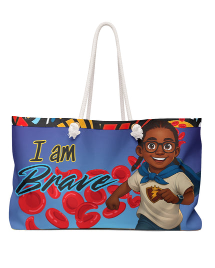 Brave Like A Superhero Weekender Bag
