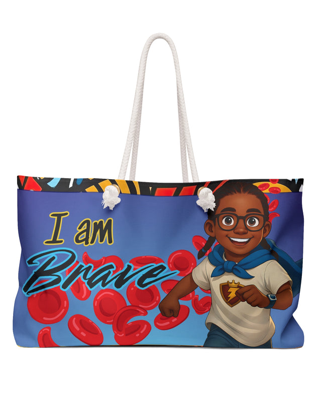 Brave Like A Superhero Weekender Bag