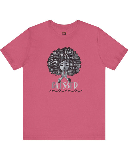 Blessed Mama Tee - Peace, Love, Family, Spirituality, Gift for Moms, Mother's Day, Birthday, Everyday Wear
