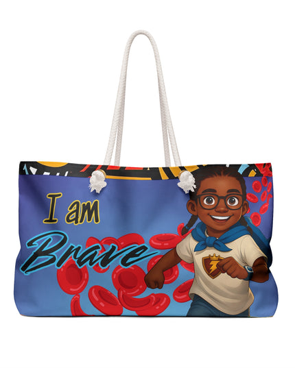 Brave Like A Superhero Weekender Bag