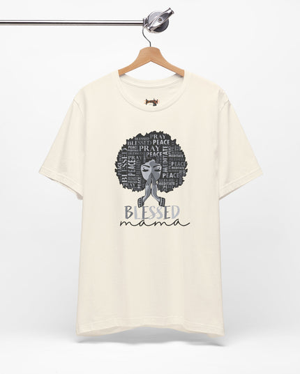 Blessed Mama Tee - Peace, Love, Family, Spirituality, Gift for Moms, Mother's Day, Birthday, Everyday Wear