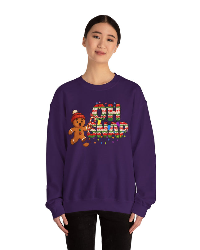 "Oh Snap" Gingerbread Christmas Sweatshirt