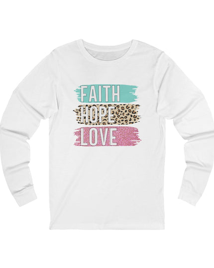 Faith Hope Love Long Sleeve Tee