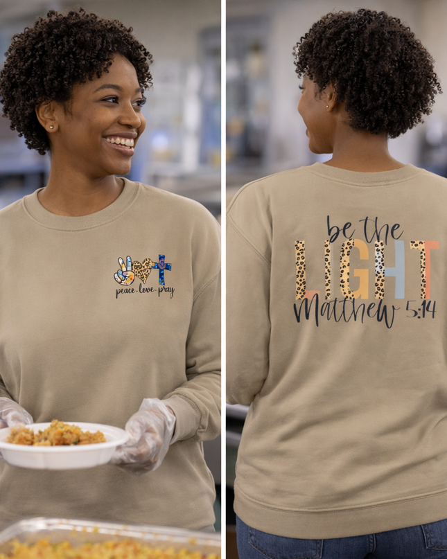 Be the Light Crewneck Sweatshirt | Matthew 5:14